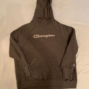 Grey champion hoodie